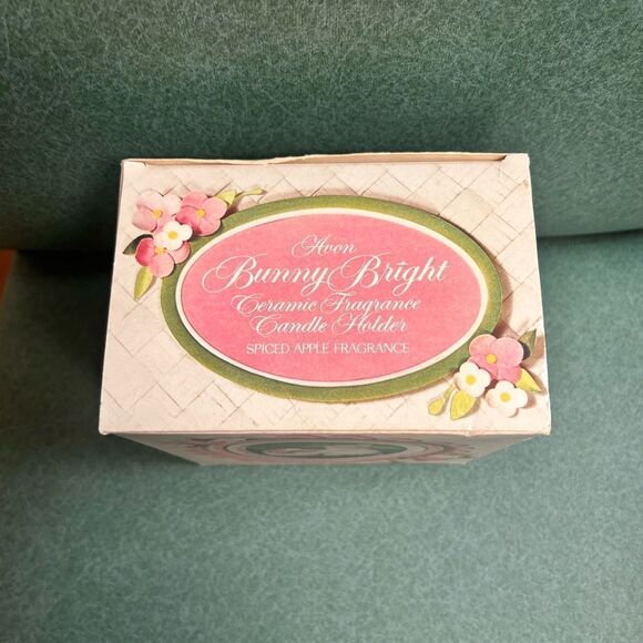 Vintage Avon Bunny Bright  ceramic candle holder - Picture 2 of 5